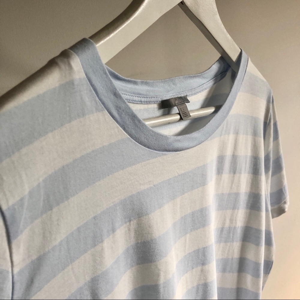 COS baby blue striped t-shirt